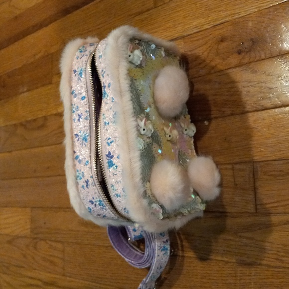 Bunnies and Puffballs Sequin Irregular Choice Bag - Picture 11 of 13